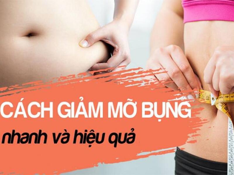 Cách giảm mỡ bụng