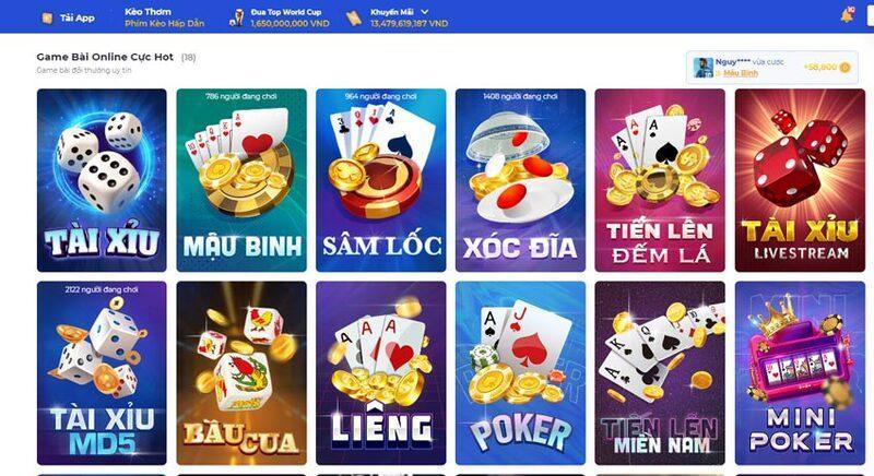 Game bài đổi thưởng