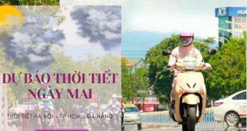 Thời tiết ngày mai