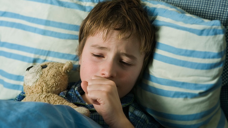 Trẻ ho về đêm