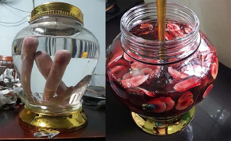 Nhung hươu ngâm rượu