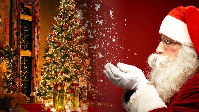 Ông già Noel không thể thiếu trong dịp Giáng sinh về